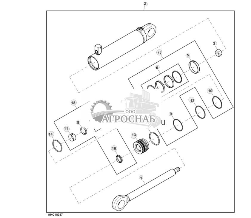 Рулевое управление, гидравлический цилиндр, 100 x 50 mm - ST880348 562.jpg